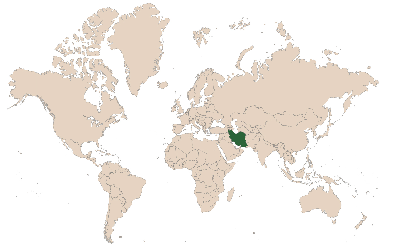 Map of Iran